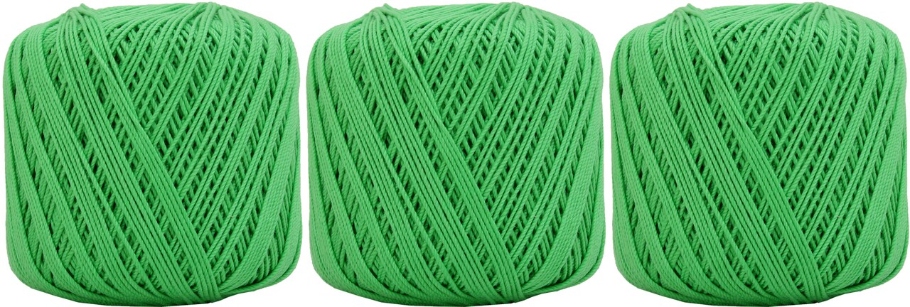 Threadart Size 3 and Size 10 100% Pure Cotton Crochet Thread - For tablecloths, bedspreads, and fashion accessories. 100% mercerized cotton - 30 Colors